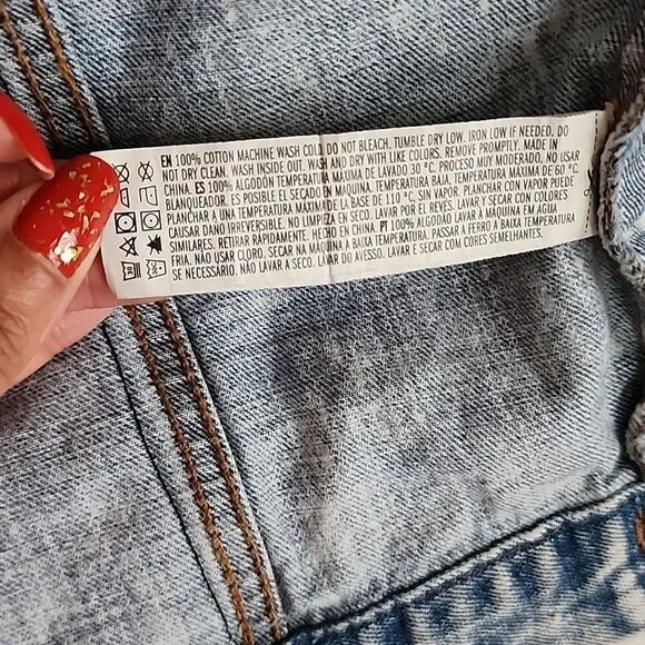 F21 men's denim jacket sz small - Picture 7 of 7